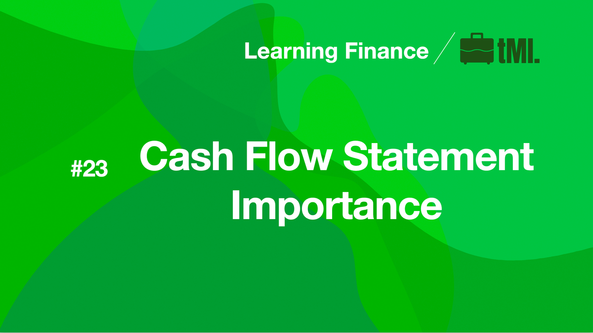 Cash Flow Statement Importance