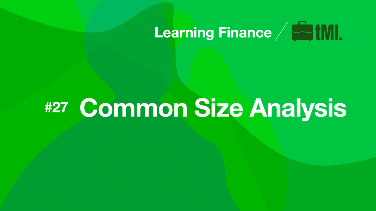 Common Size Analysis